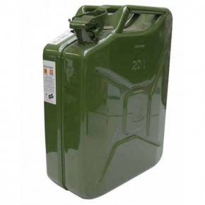 20 Litre Yeşil Metal Benzin Bidonu